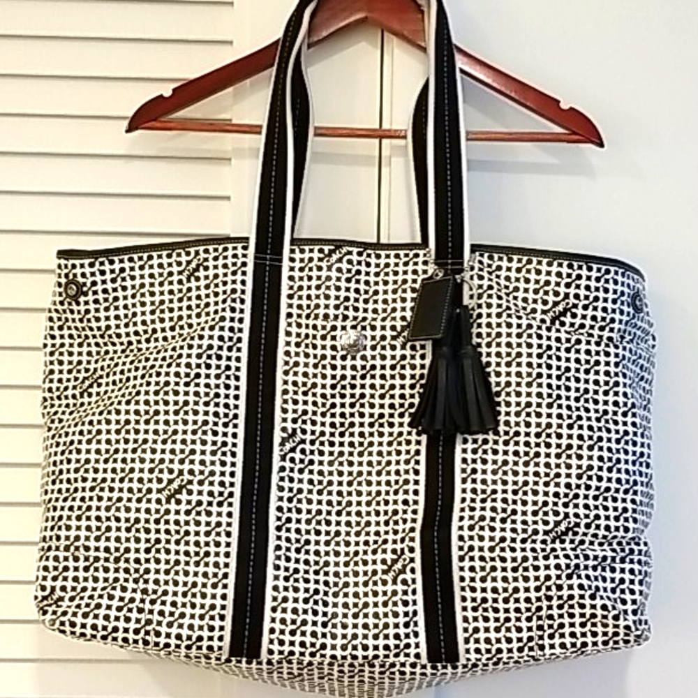 Coach Leather Oversized Tote